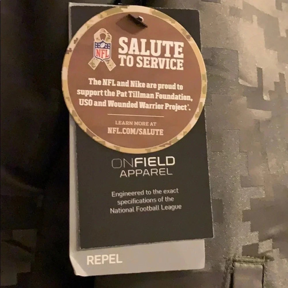 Nike Houston Texans Jacket NFL Camo Salute to Service New - Picture 6 of 12